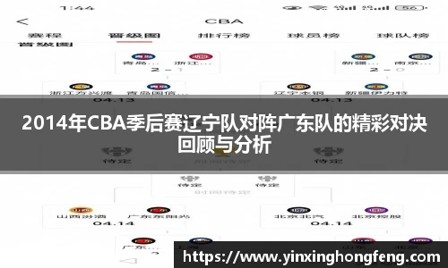 VSport2014年CBA季后赛辽宁队对阵广东队的精彩对决回顾与分析